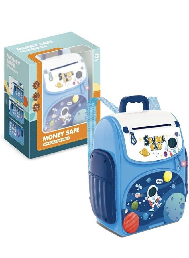 RichTots Premium ATM Piggy Bank Money Saving Bank for Real Money Cash Coin Musical Money Safe Piggy Savings Bank with Finger Print Sensor (Assorted Colour and Print), Modern - Image 5